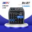 เครื่องผสมเสียง B4-BT สองช่องทาง พร้อม Bluetooth และ USB สำหรับงานอีเวนต์.